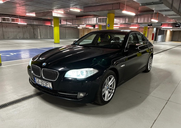 BMW Seria 5 cena 57900 przebieg: 260229, rok produkcji 2012 z Gdynia małe 529